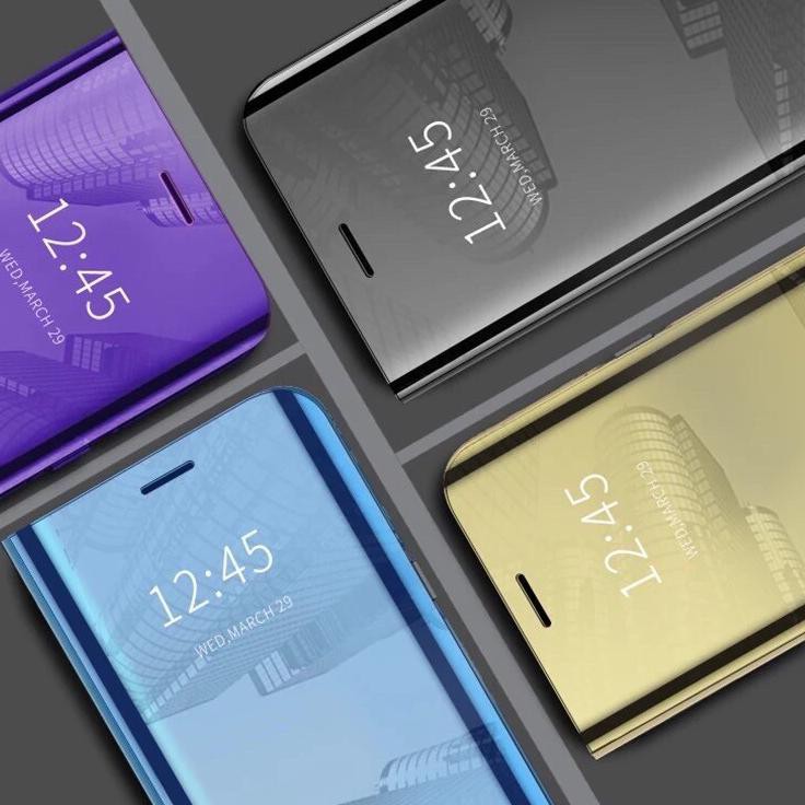 MEN SALE OPPO A54 A74 RENO 5 RENO5 4G 5G Flip Cover Clear View Case Mirror Standing