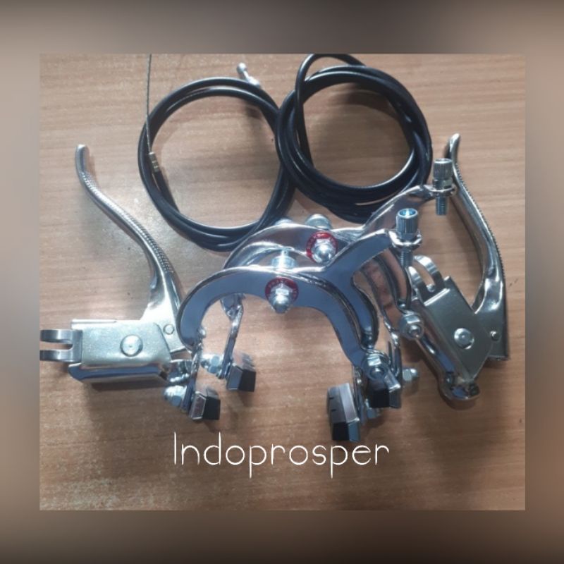 Rem/U Brake Set Sepeda Balap Jadul Chrome
