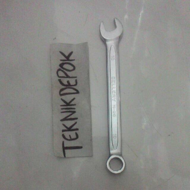 Kunci  ring pass 10 mm  kunci ring pas 10 mm sellery
Chrome vanadium