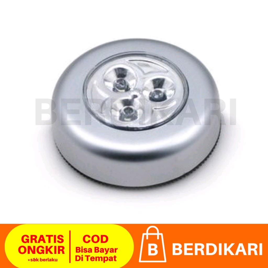 Lampu LED Tempel / Lampu Darurat LED Tempel cukup ditekan