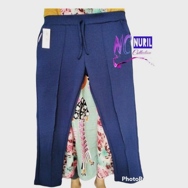 ASLI DOTY PANTS KASUAL ~ Celana HARIAN/KERJA | MELAR NYAMAN / Size M/XL - XXL/4XL JUMBO Ready✅ Crepe Waffle ~ Tebal &amp; Ringan celana panjang wanita/bawahan muslimah/tapered/original