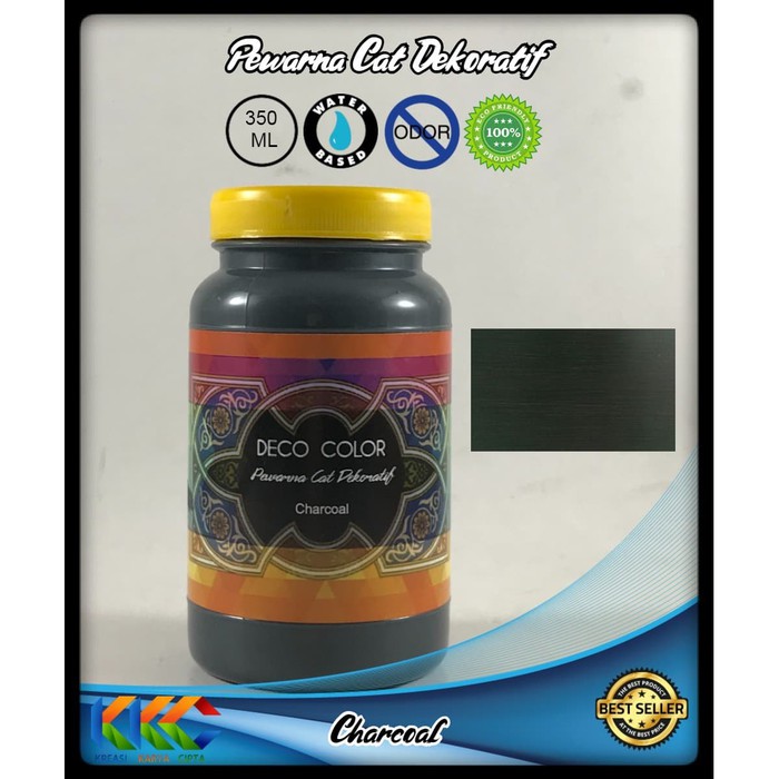 

Pewarna Cat Dekoratif Deco Color - Charcoal - Kemasan 350 Ml