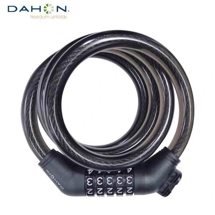 Hidayat - Kunci Gembok Sepeda Lipat Dahon 5 Digit Angka Kombinasi Anti Maling