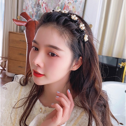 Bando Korea Perempuan Dewasa Motif Bunga Aksesoris Rambut motif Lucu Anak Perempuan Kualitas import AK107