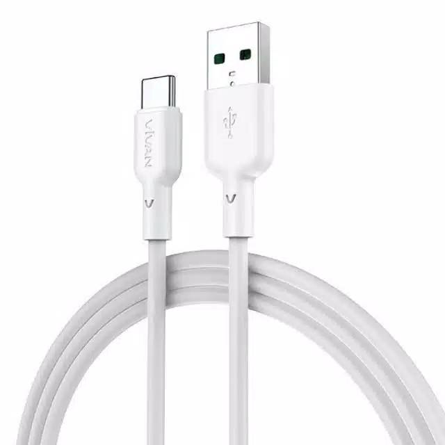 KABEL DATA TYPE C QUICK CHARGING 65W 100CM VIVAN VQC100