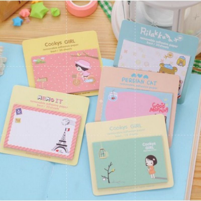 

MB.ID - Memo Note / Sticky note imut berkarakter