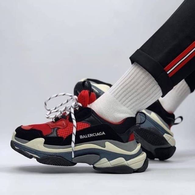 Balenciaga Triple S "Gym Red/Black-White"