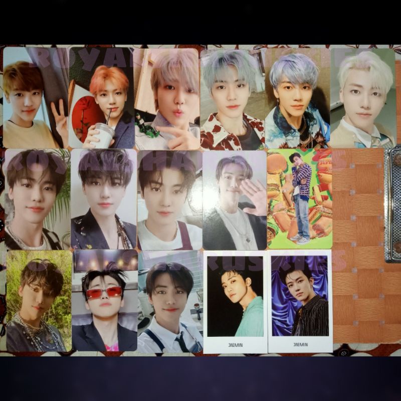 [BACA DESC] photocard pc jaemin switzal pop ice wgu reload we boom departure hotsauce hello future