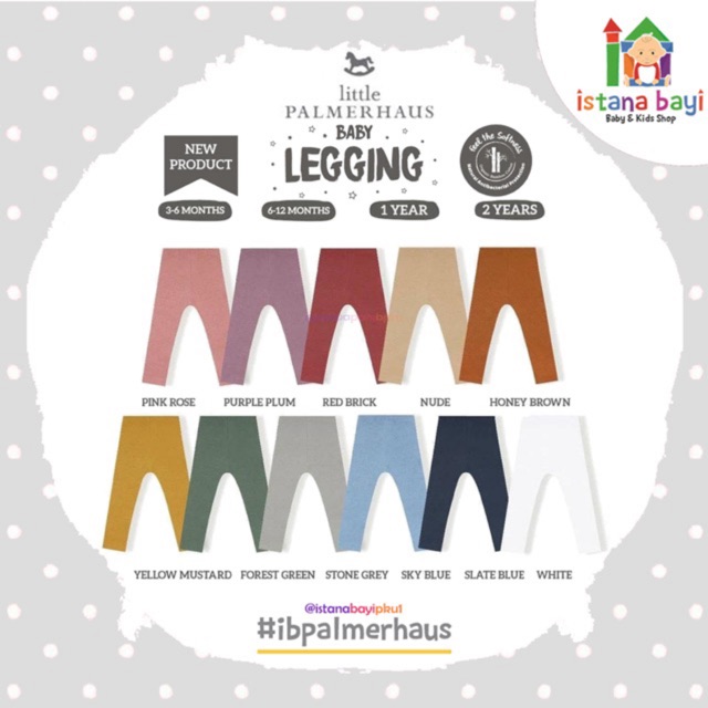 Little Palmerhaus Baby Legging - Leging Bayi Palmerhaus/Leging anak Murah