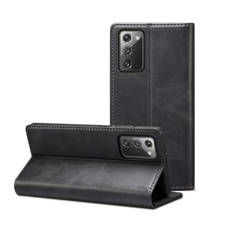 SUTENI Leather Flip Case Samsung Galaxy Note 20 - Casing