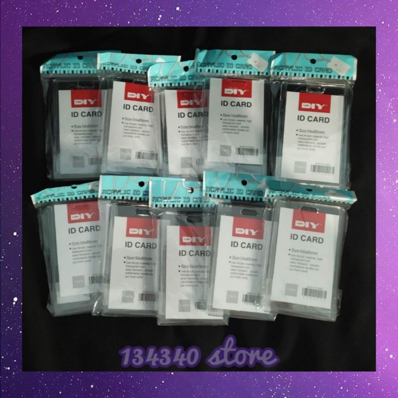 [READY] ACRYLIC ID CARD MR DIY (SAMA DENGAN KEJEA) MURAH UNTUK PHOTOCARD / PC / TOPLOADER DECO