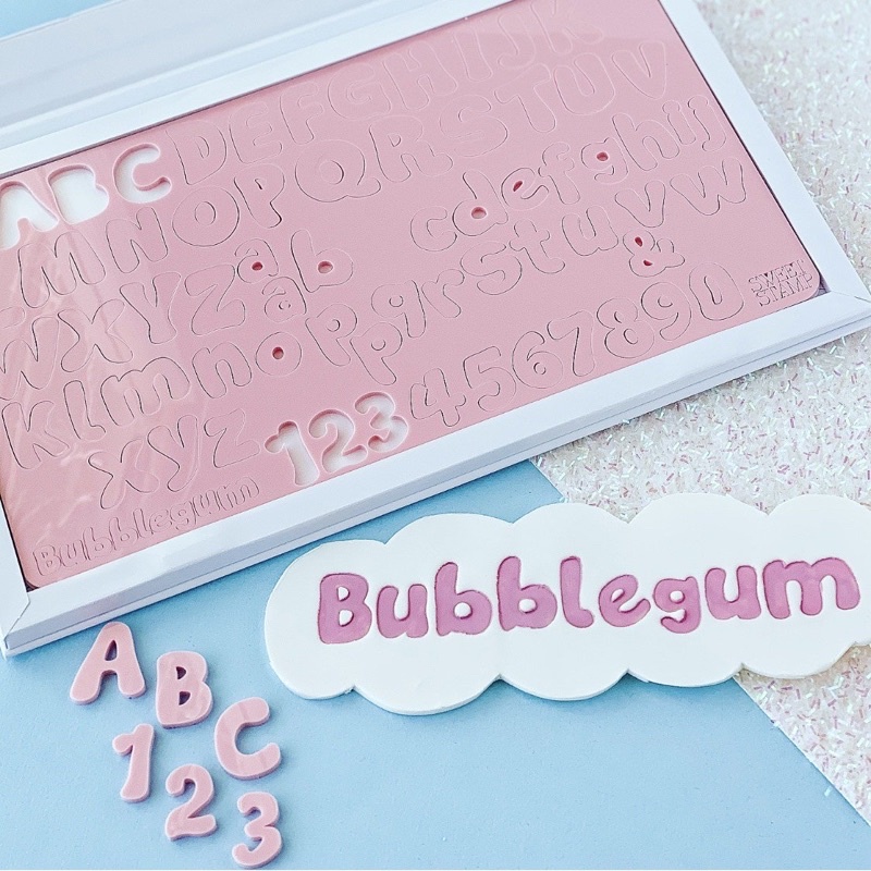 

Sweet Stamp Lettering BUBBLEGUM - MEDIUM