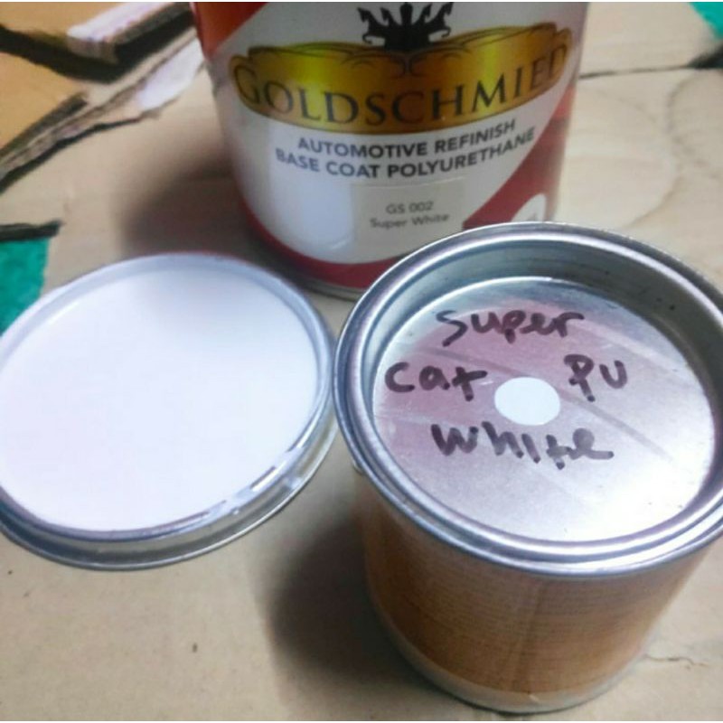 

READY Cat pu super white 1/4 cat putih pu super white 200ml