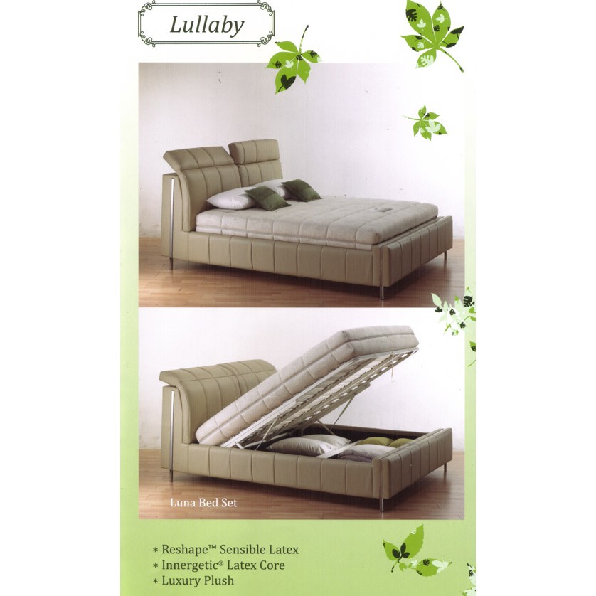 Ranjang Spring Air Luna Bed Set Kasur Spring Air Crystal Mattress