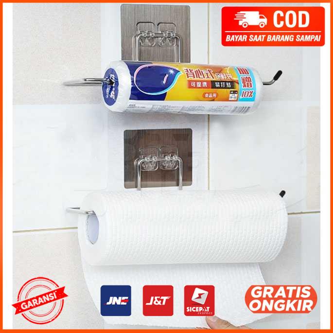 Gantungan Tempat Tisu Towel Rack Stainless Steel H227