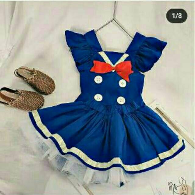 kostum anak donald duck / baju bayi perempuan / cosplay anak perempuan donald duck