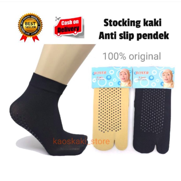 FAMILY TOYS - kaos kaki stocking 2 jari Anti slip PENDEK wanita dewasa kaos kaki jempol muslimah cre