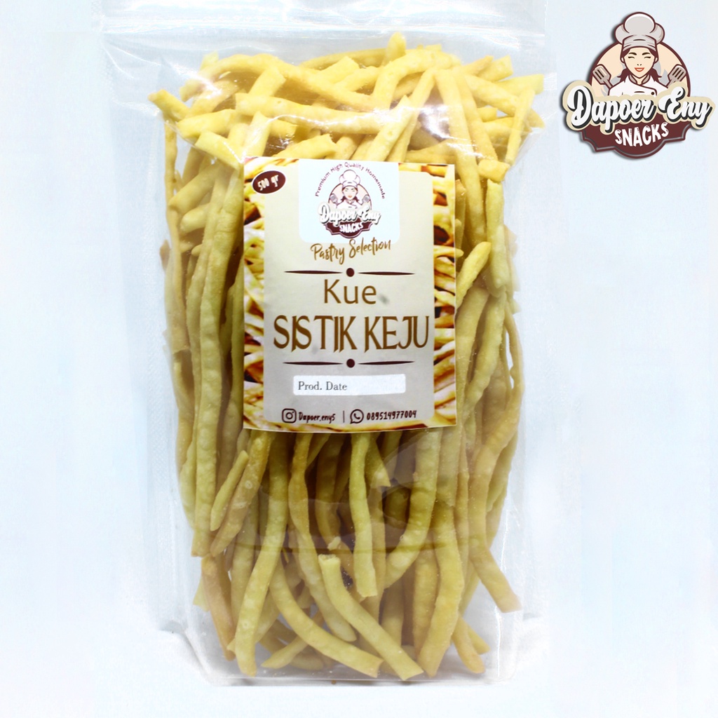 

Dapoereny - Kue Sistik Keju / Kue Stik Keju Kering Cemilan Homemade Kue Keju