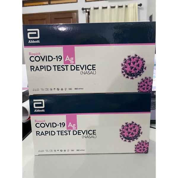 Abbott Bioquick Nasal tusuk 2cm Naso 25pc EXP Date 12/2023