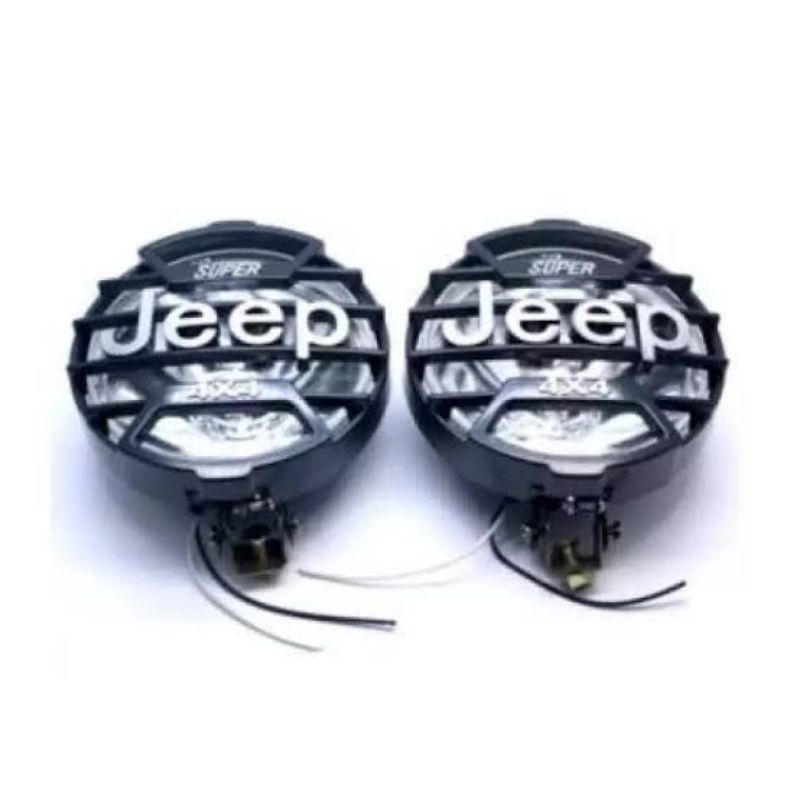 LAMPU DEPAN MODEL JEEP DOUBLE H3 BAUT BAWAH ISI 2 PCS