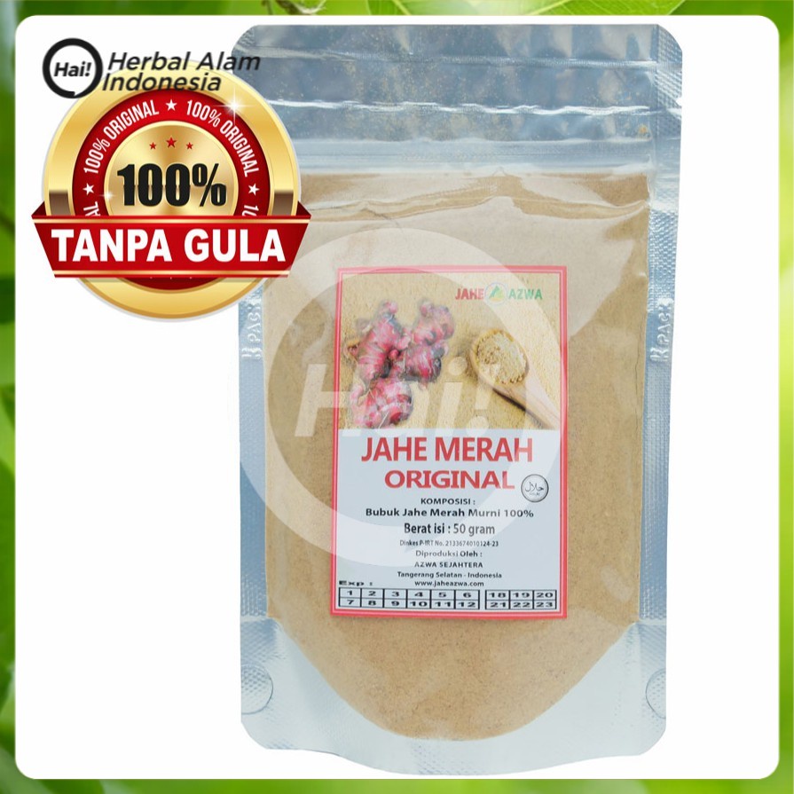 

Jahe Merah Murni Tanpa Gula
