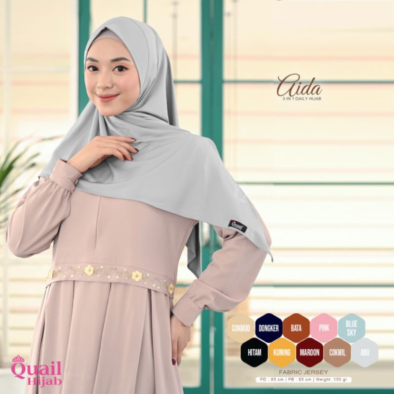Quail Hijab AIDA Hijab Instan