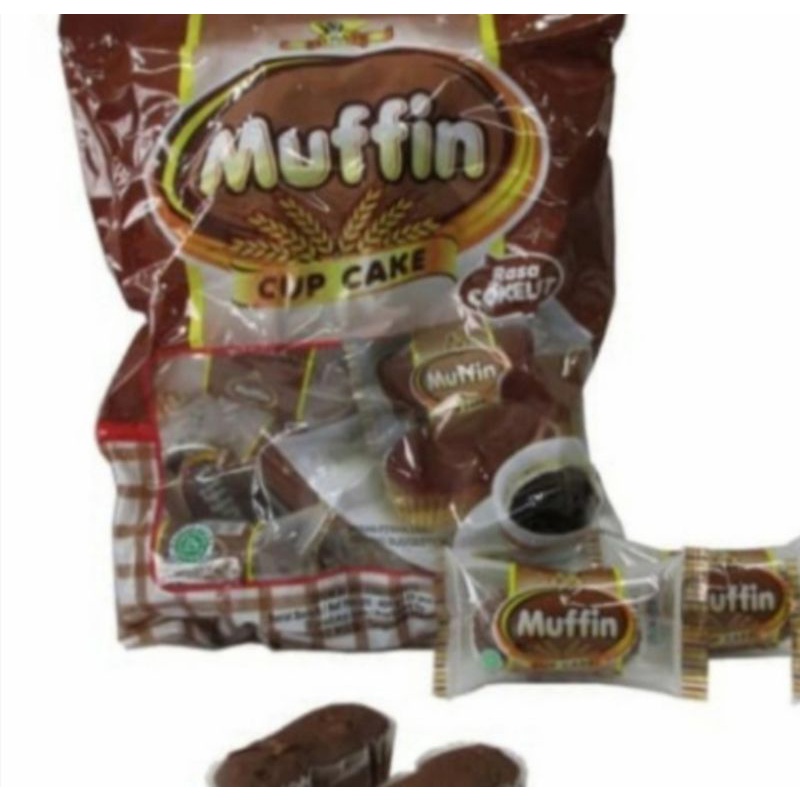 Muffin Cup cake Pusan Muffin Bolu isi 20 pcs Cemilan Snack Kering Praktis Muffin