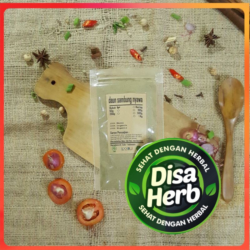 

DAUN SAMBUNG NYAWA BUBUK 500 GRAM - Gynura Procumbens - MURNI - JSR - REMPAH - PREMIUM QUALITY