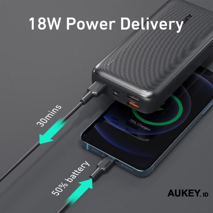 Aukey Powerbank 20.000 mAh PD &amp; QC 3.0 - 500730 - PB-N74S