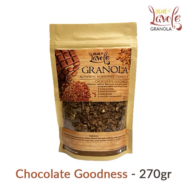 

Lavole Granola - Chocolate Goodness 270gr