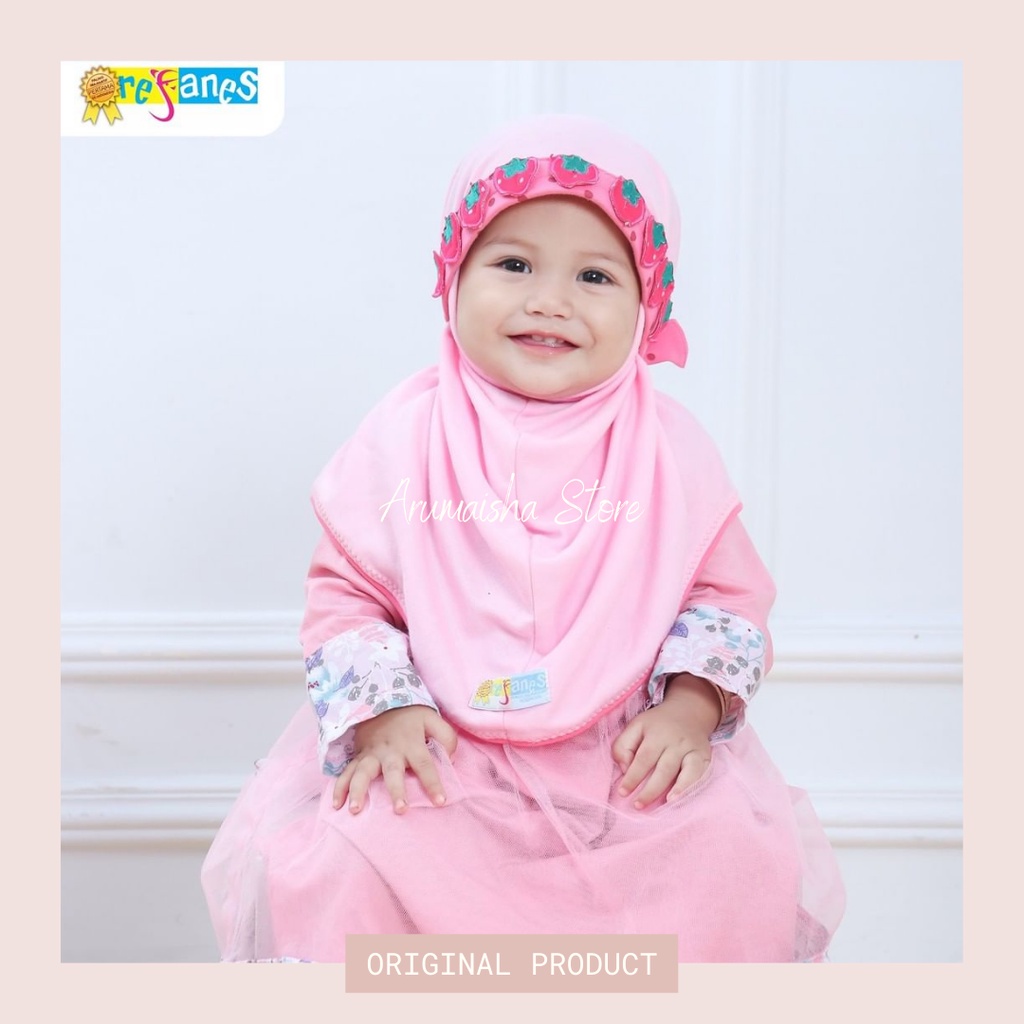 REFANES Jilbab Anak Karakter Strawberry