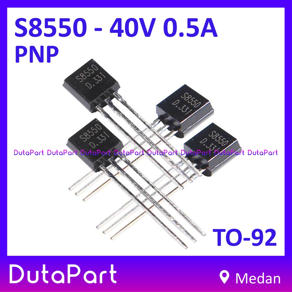 S8550 8550 PNP TRANSISTOR 40V 0.5A TO-92
