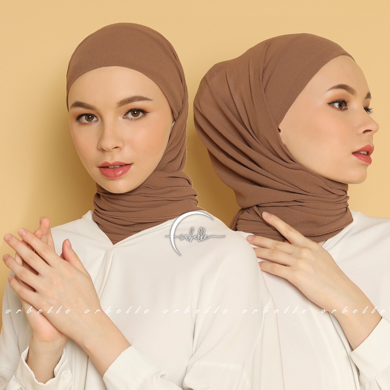 PASHMINA MELAYU TALI INSTAN CERUTY BABYDOLL  •  PASHMINA MALAY