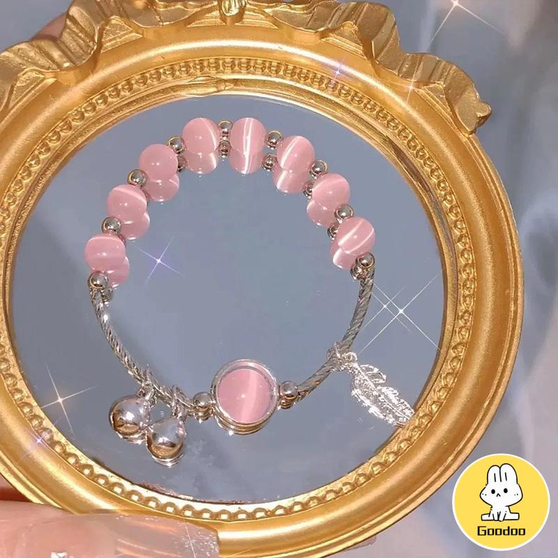 Gelang Wanita Korea Opal Pasangan Pacar Wanita Sederhana Gelang Lonceng -Doo