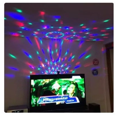 Lampu disko/ lampu disco les putar warna warni colourful bohlam dugem