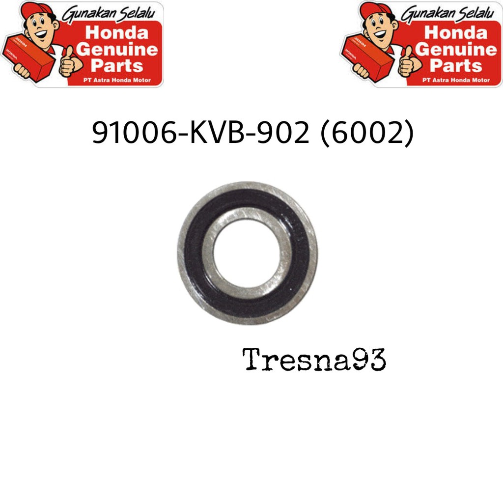 Kvb 902 Bearing Ball Radial 6002uu Original Vario Karbu Shopee Indonesia