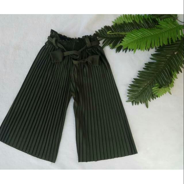 RX FASHION CELANA  KULOT PLISKET  ANAK  BAHAN HYGET 1R 