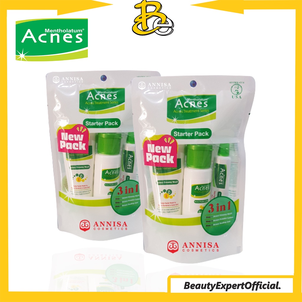 ⭐️ Beauty Expert ⭐️ ACNES Starter Pack 3 In 1 KEMASAN BARU Acne