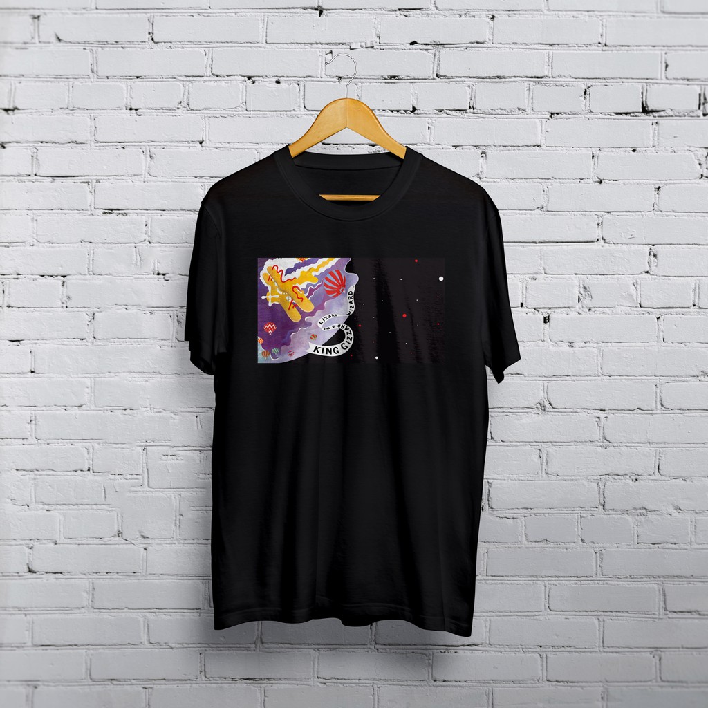 Kaos Distro Musik King Gizzard 5 Gildan/NSA