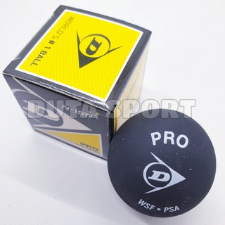 Squash Ball Double Dot Pro Dunlop Original Bola Skuas Tenis Dinding