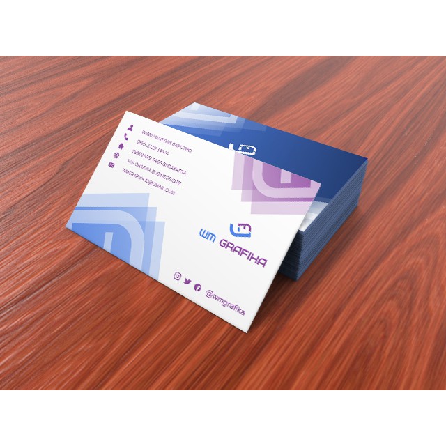 

Desain Dan Cetak Kartu Nama ID Card