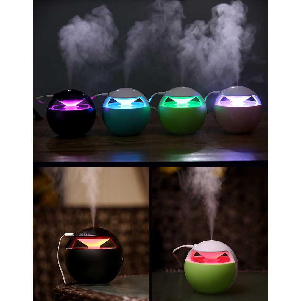 Taffware Night Light Elf Aromatherapy Air Humidifier 450ml - HUMI H009 [Hitam]