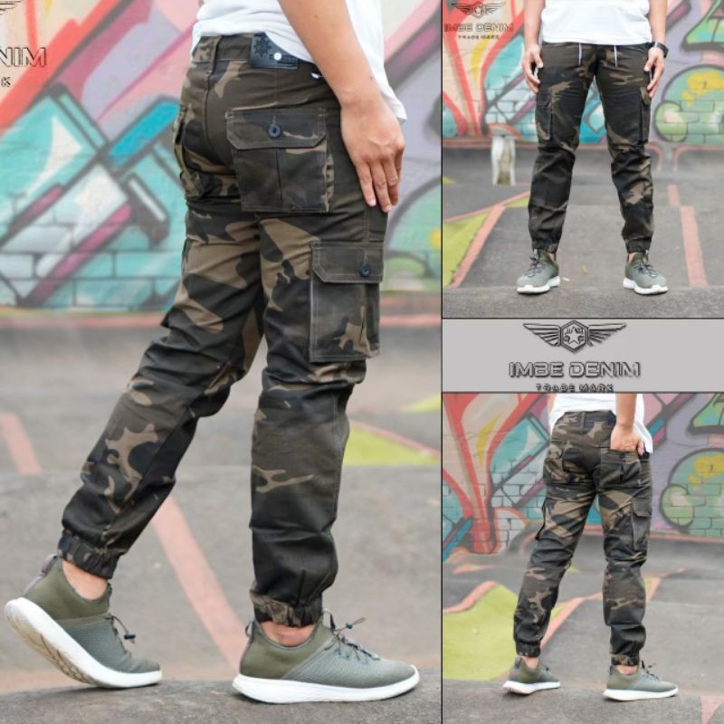  CELANA  JOGGER PRIA MODEL  ARMY LORENG  TENTARA Shopee 