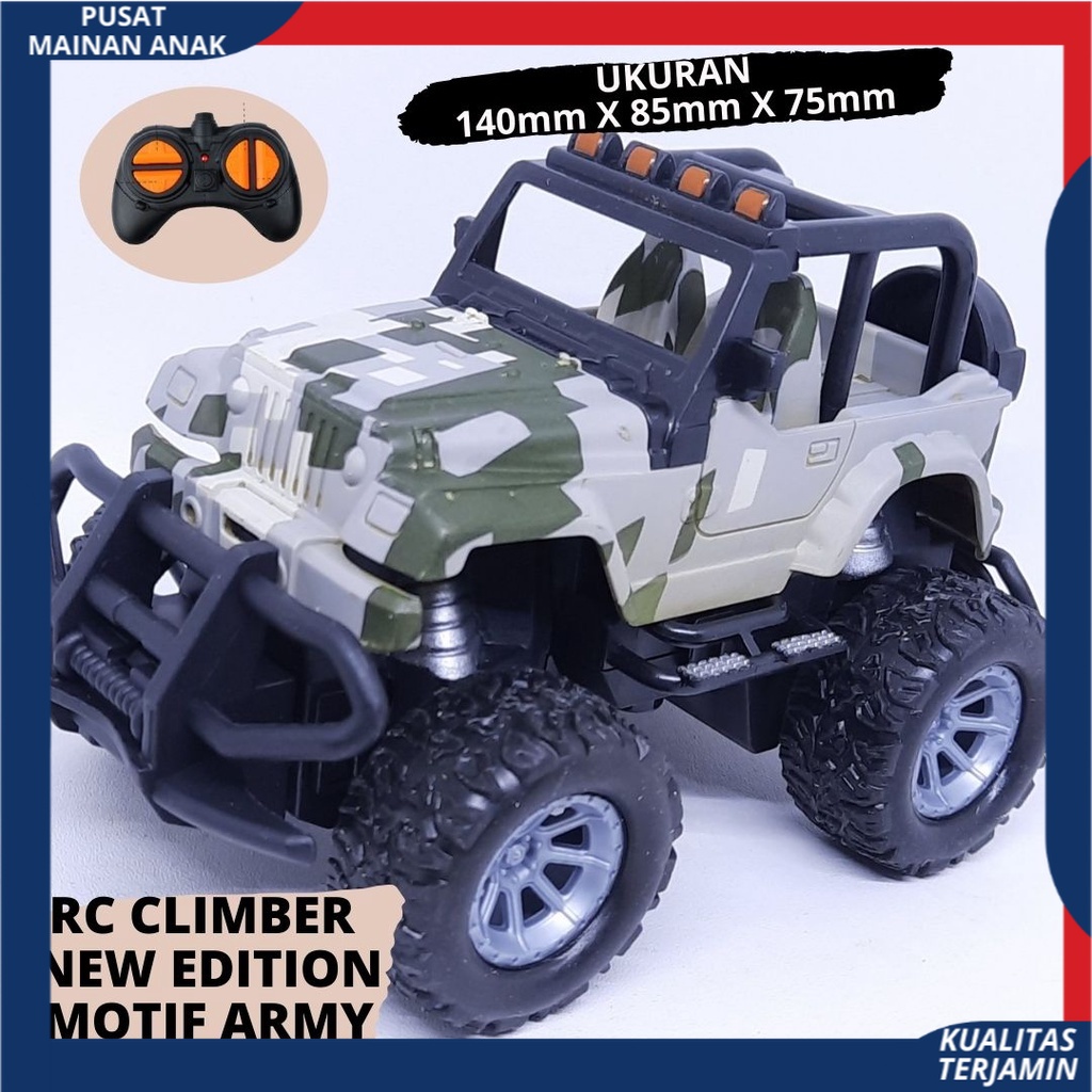 Mobil Remot Kontrol / Rock Crawler Mobil Jeep Remote Control Mini Climber / RC Offroad Termurah