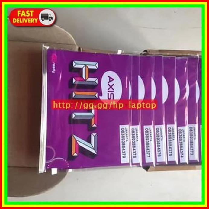 Laris Kartu Perdana Axis Hitz Axis Aktif Axis Tanpa Registrasi Otp Sms Telp