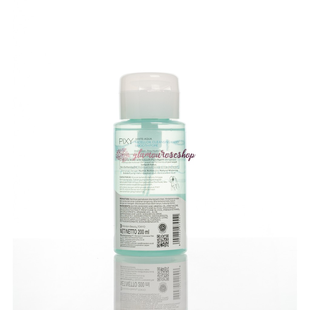 ❤️Glamouroseshop❤️ Pixy White Aqua Micelloil Cleansing Water 0% ALCOHOL 200ml