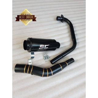 Knalpot racing byson sc project black terbaru