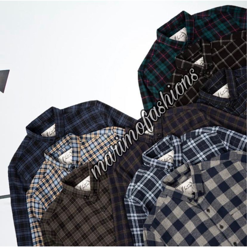 Kemeja Flanel Pria Lengan Panjang Kemeja Flanel Casual Distro Premium Quality