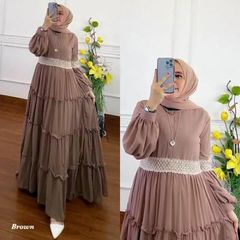 Randa Maxi/ gamis ceruty wanita muslimah/ gamis ceruty babydoll / gamis ceruty polos / gamis ceruty jumbo / dress muslimah ceruty / dress muslimah ceruty polos / gamis casual / gamis casual terbaru / gamis casual kekinian /gamis casual terbaru 2022 casual