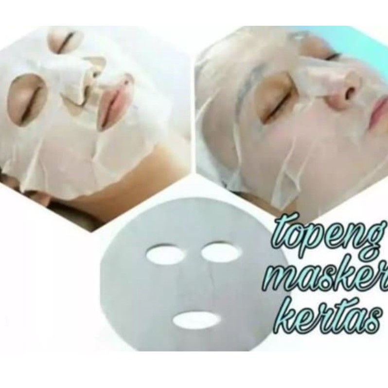 Compressed Paper Mask Sheet / Tablet Mask / Masker Kertas / Masker topeng Ready